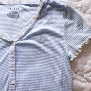 lauren ralph lauren •  lounge top